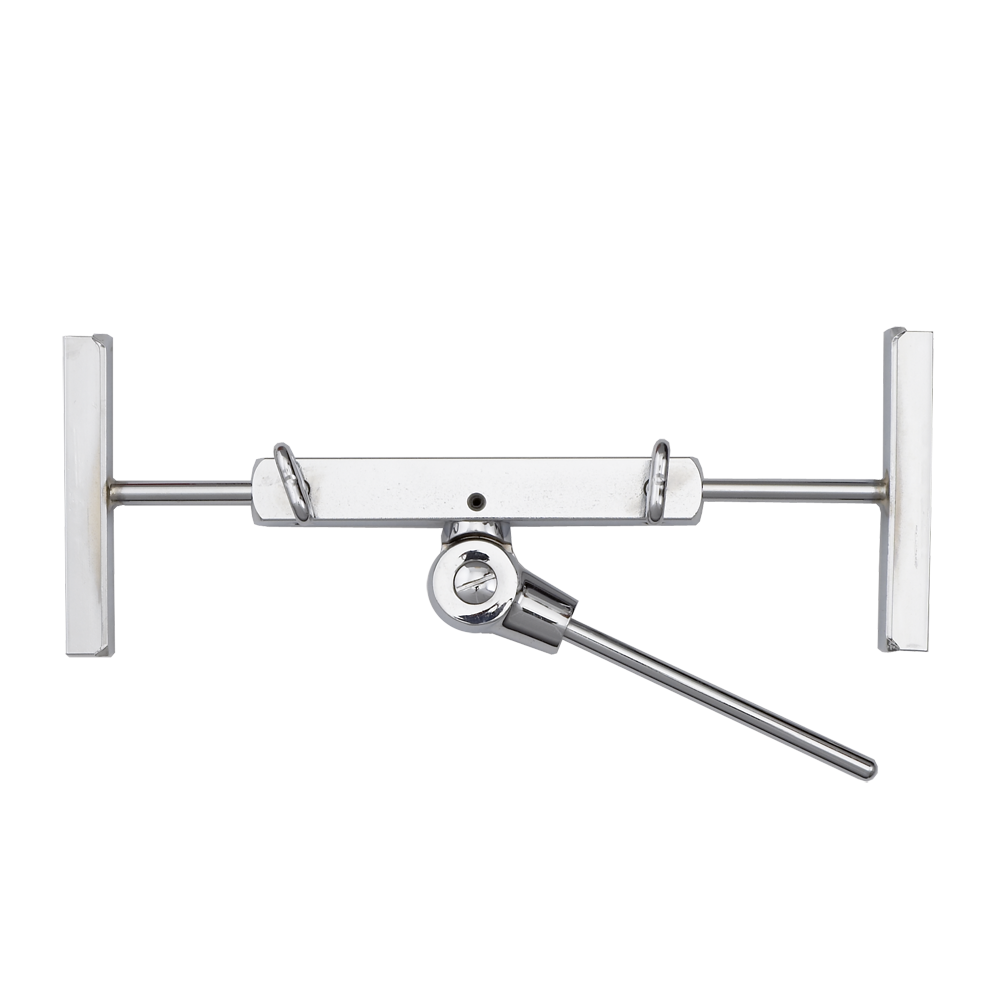 Clamp-on holder for tambourines, universal, 3 parts Clamp-on holder for tambourines, universal, 3 parts