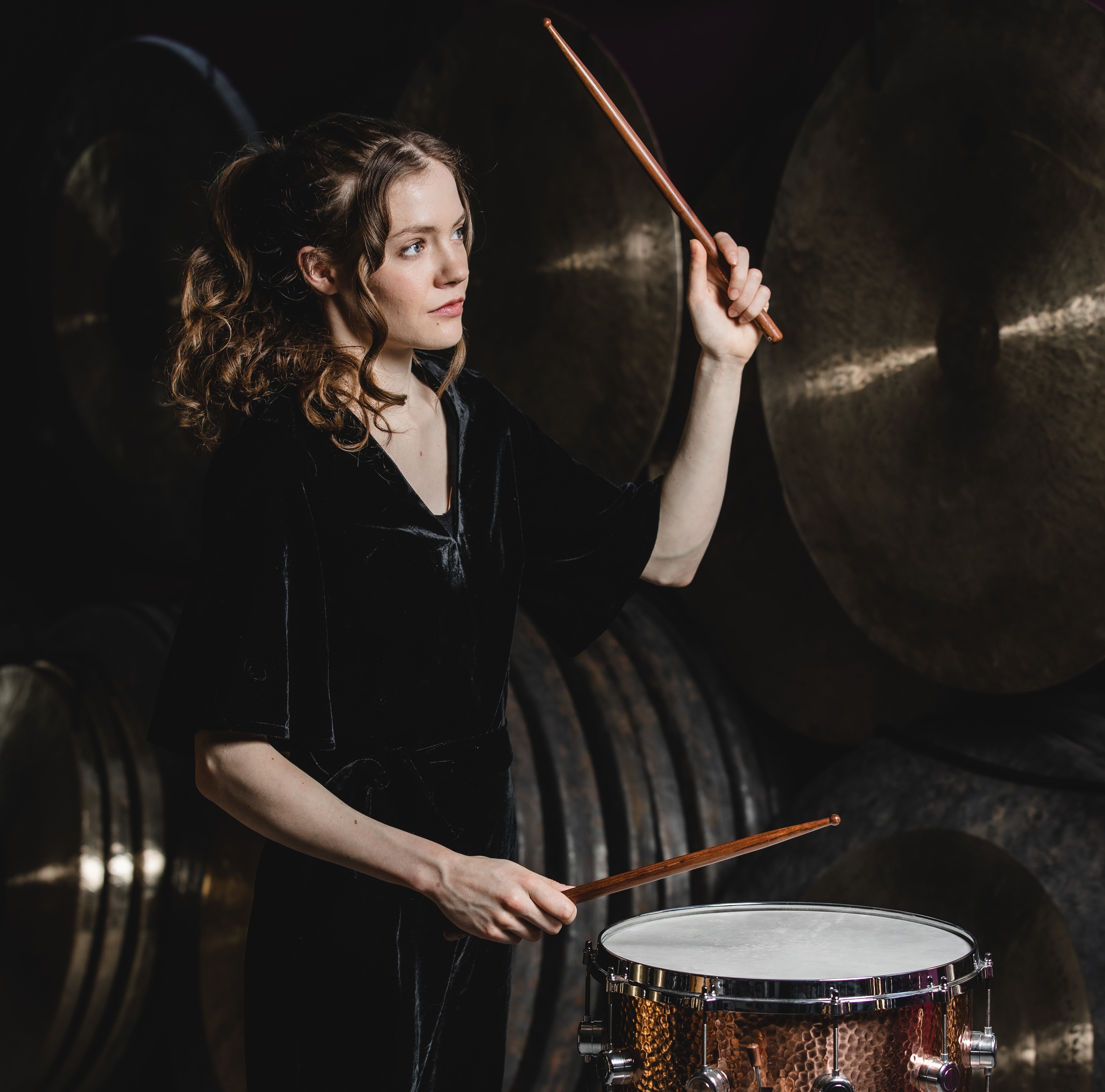 Concert snare sticks from rosewood Concert snare sticks from rosewood played by Adelaide Ferriere
